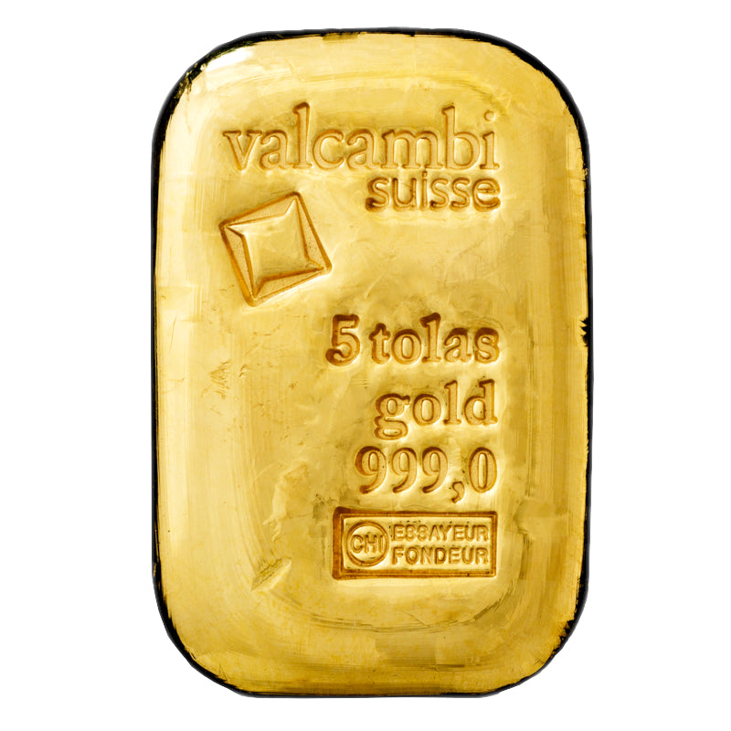 فالكامبي 5 تولات Au 999 Gold Cast Bar