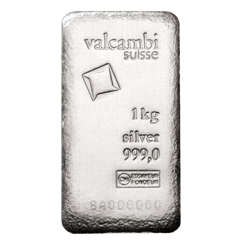 Valcambi Minted 1 kg 999 Antik Silver Bar