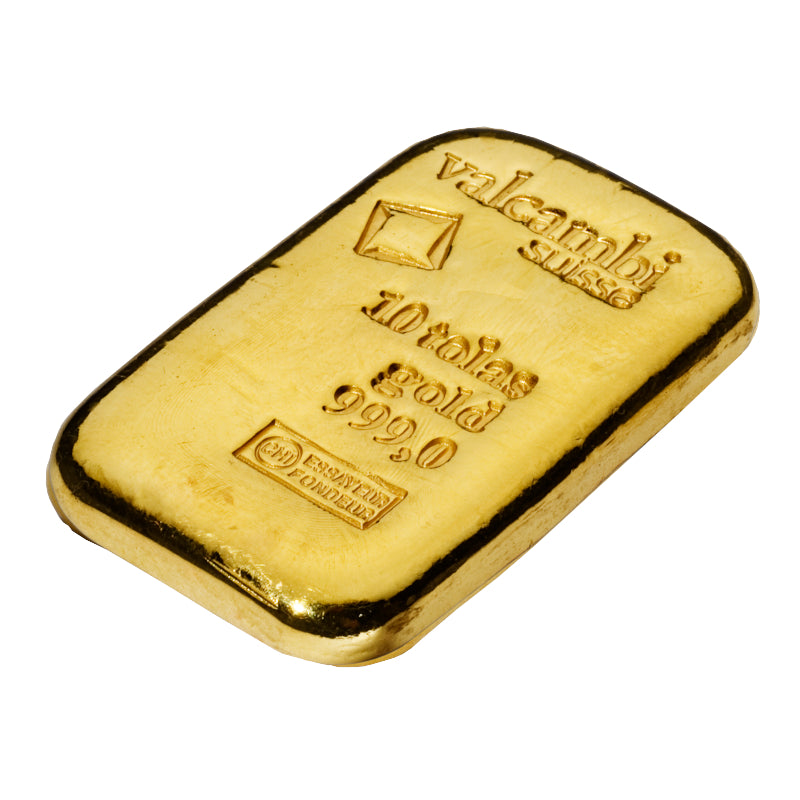 فالكامبي 10 تولات Au 999 Gold Cast Bar