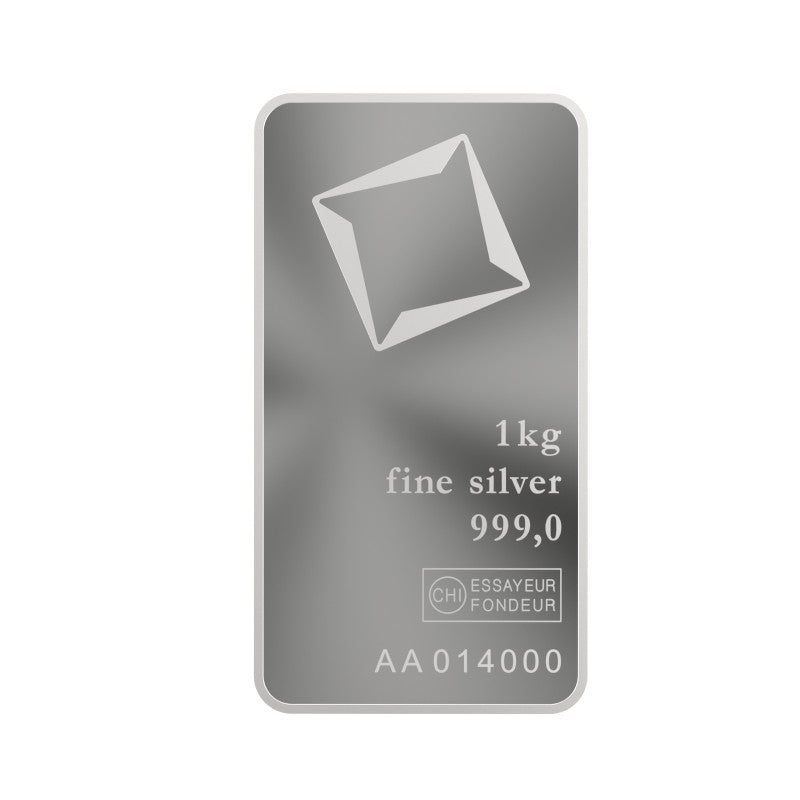 Valcambi Minted 1 kg Ag 999 Silver Bar