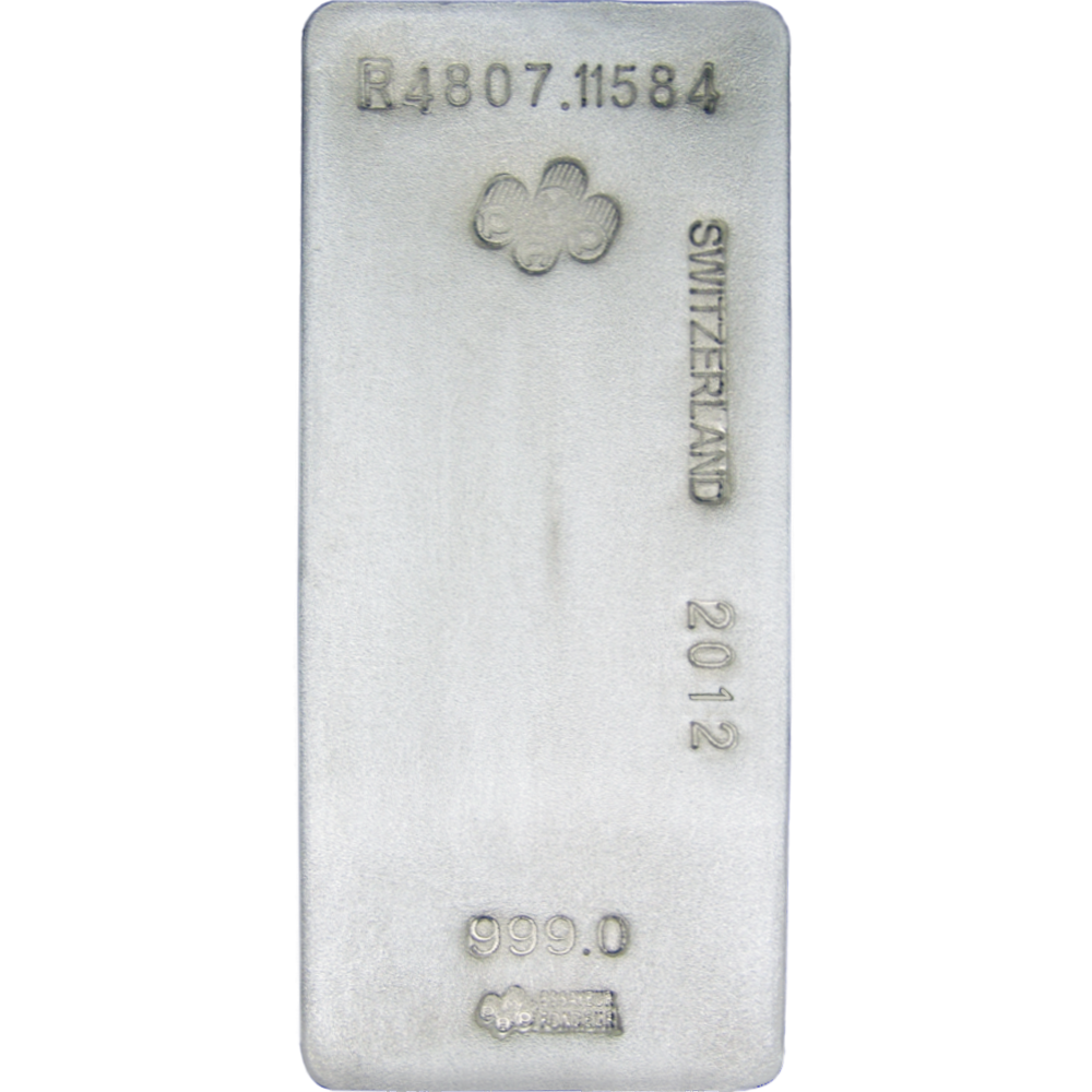 PAMP Large Silver Cast Bar - 1000 oz