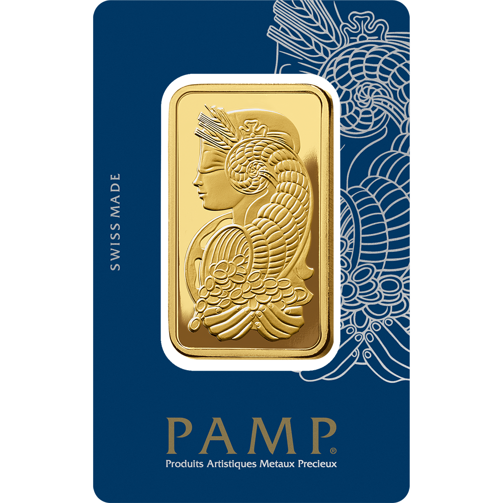 PAMP Fortuna Gold Minted Bar - 100g