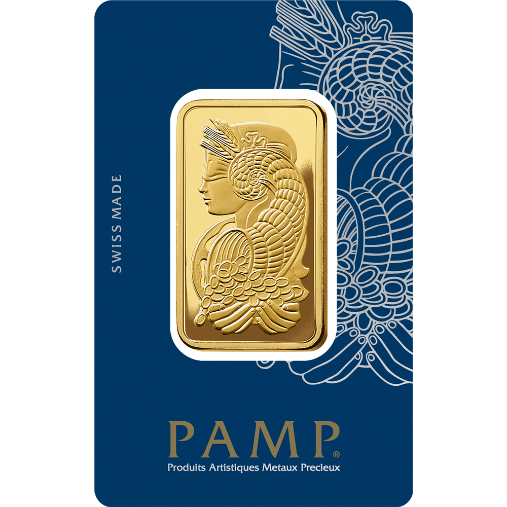 PAMP Fortuna Gold Minted Bar - 3 Tolas