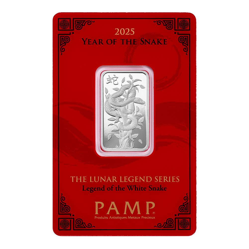 PAMP 2025 Lunar Year of the Snake - Legend of the White Snake 10g Silver Bar