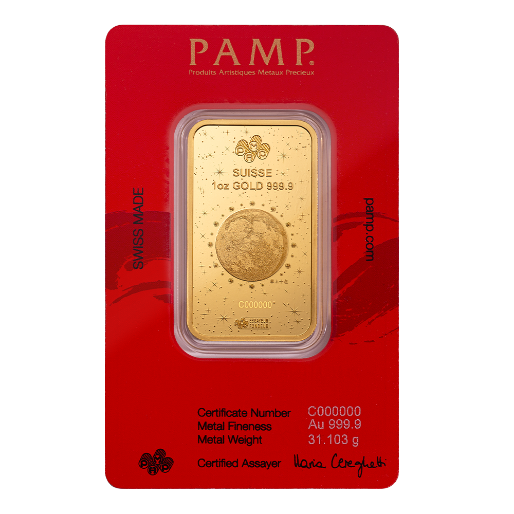 PAMP 2025 السنة القمرية للثعبان - أسطورة الثعبان الأبيض سبيكة ذهبية 1 أونصة