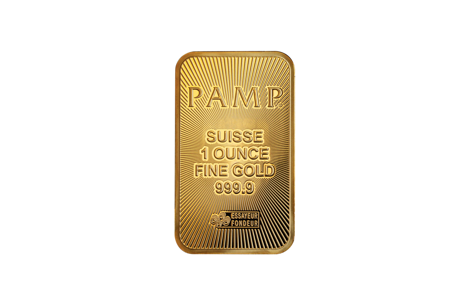 PAMP Suisse 999.9 Pure 1oz Gold Bar