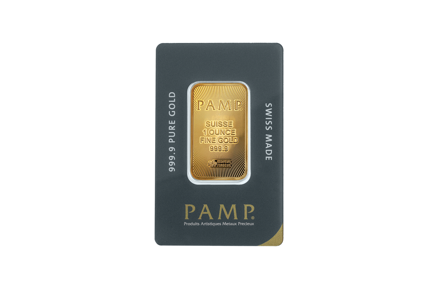 PAMP Suisse 999.9 Pure 1oz Gold Bar