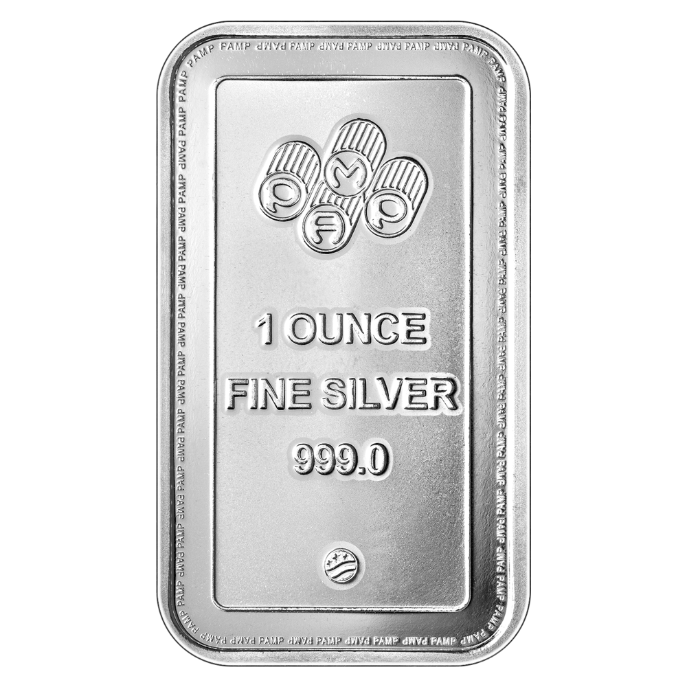 PAMP Lady of Liberty 999.0 Pure 1oz Silver Bar