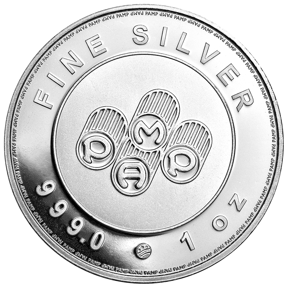 PAMP 999.0 Pure 1oz Zîv Round